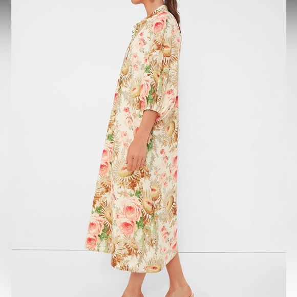 Sun Faded Floral Maryse Caftan - Picture 3 of 13